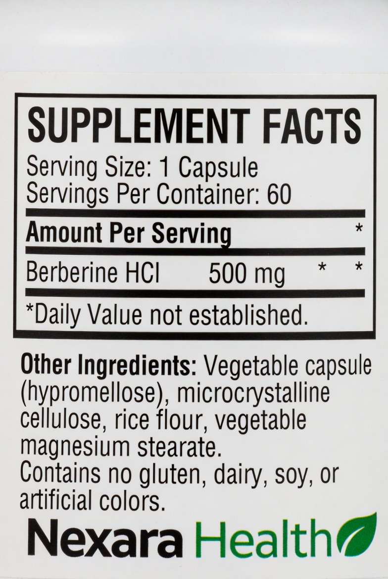 Supplement Facts Panel